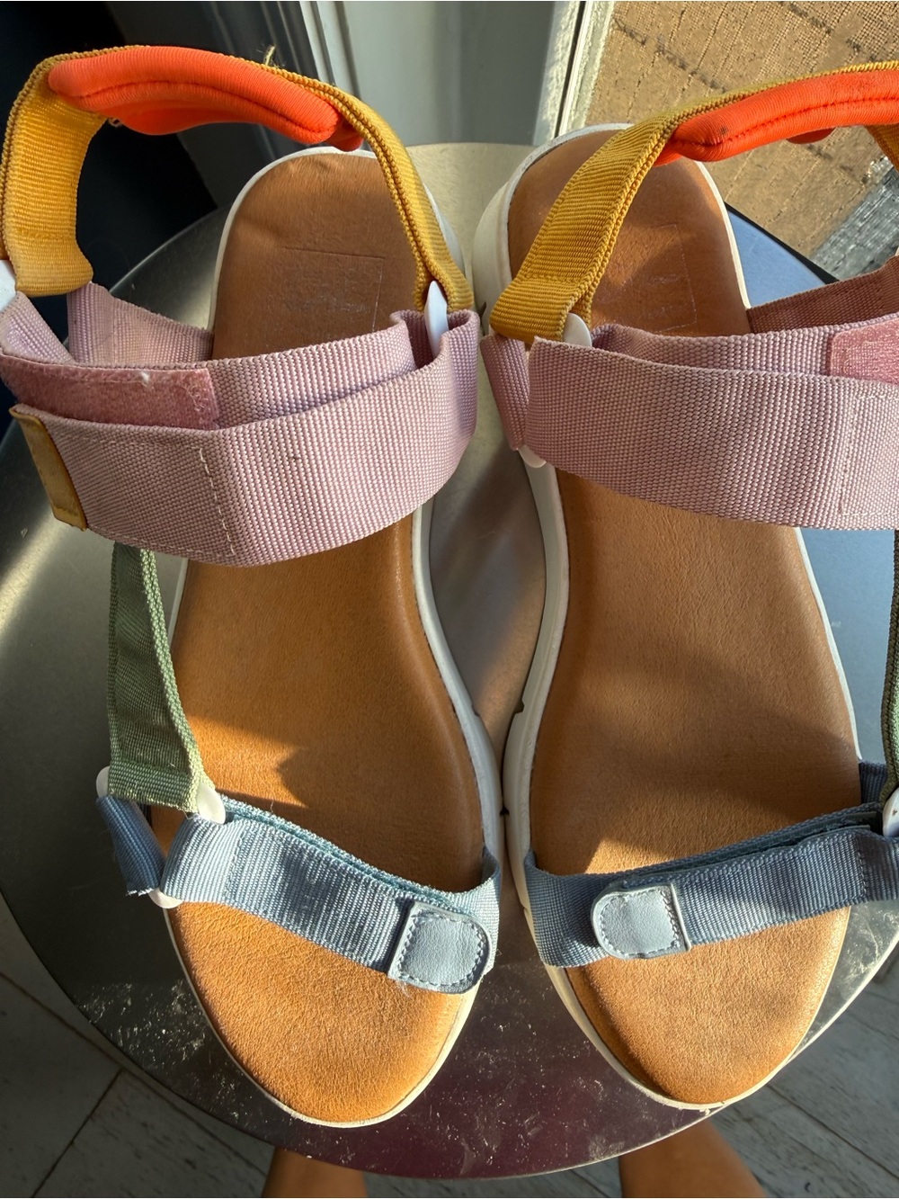 Multicolor Strappy Women’s Sport Sandals - Comfortable Summer Footwear